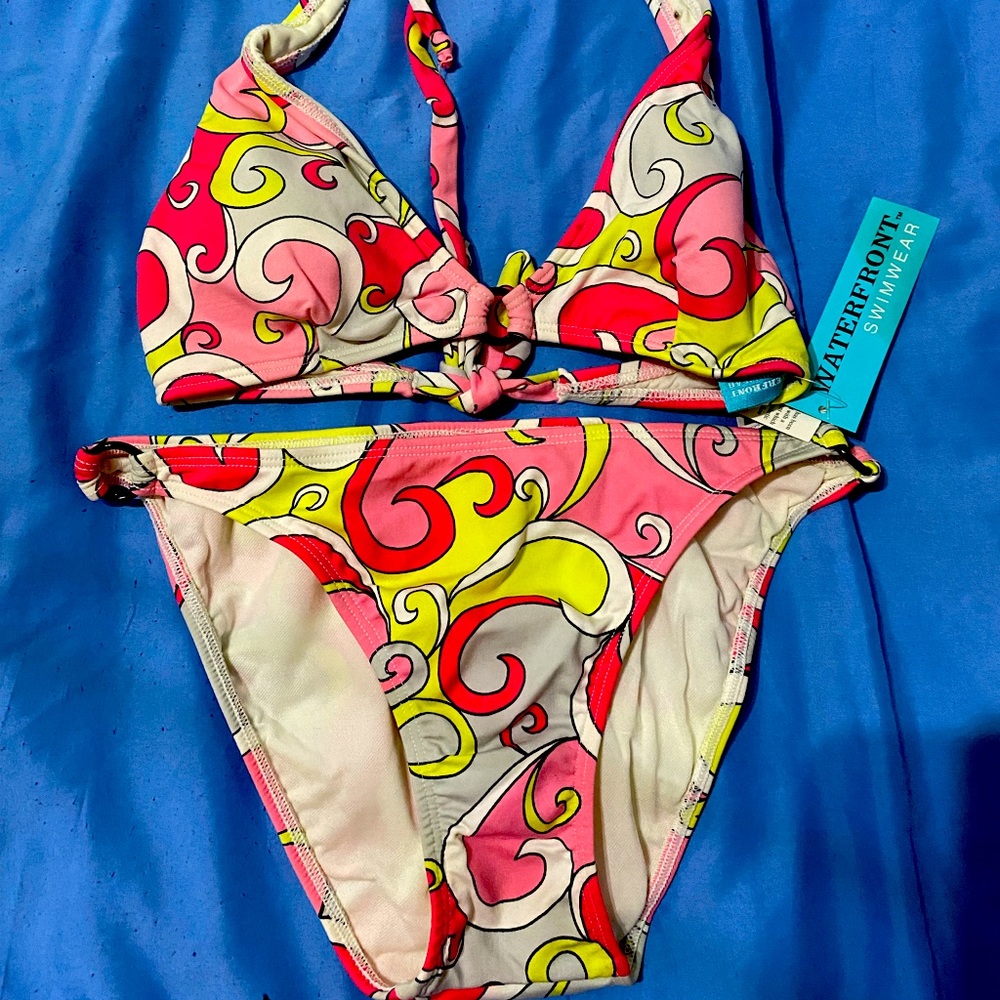 Size small bikini halter top NWT Y2K